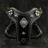 The ''Aztec'' harness Black Small to Medium Size by Bestia Dog Gear