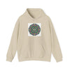 Psychedelic Botanical Mandala Hoodie | Festival Art Sweatshirt by Tristan’s Treehouse