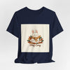 Stay Cozy Bunny T-Shirt | cute animal illustration, winter forest art by Tristan’s Treehouse