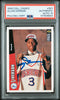 Graded 1996 Upper Deck UD Collector's Choice Allen Iverson #301 Rookie RC Basketball Card PSA 10 Auto Grade Gem Mint by Hall of Fame Sports Memorabilia