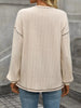Casual Pocket Detail Long Sleeve T-Shirt by Simply Love