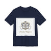 Ornate Brooch Emblem Tee | baroque print tee, vintage emblem shirt by Tristan’s Treehouse