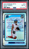 Graded 2024 Panini Donruss Optic Malik Nabers #271 Holo Rookie RC Football Card PSA 8 Near Mint by Hall of Fame Sports Memorabilia