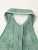 Spring Plate Floral Embroidery Halter Breasted Small Top Embroidery Mini Mid Length Skirt Set