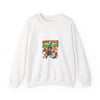 Stay Calm Crash Out Crewneck Sweatshirt | neon graffiti, meltdown design by Tristan’s Treehouse