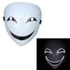 Glowing Black Halloween Mask by My Store