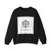Ornate Pin Emblem Crewneck Sweatshirt | brooch graphic, baroque print by Tristan’s Treehouse
