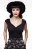 Isabel Top in Black by Retrolicious