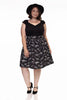 Isabel Top in Black by Retrolicious