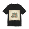 Retro Travel Postcard Tee | passport stamp, wanderlust design by Tristan’s Treehouse