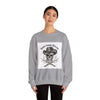 Honor Among Outlaws Crewneck, western skull art | gothic Americana, desert noir design by Tristan’s Treehouse