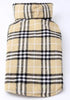 Tartan dog clothes a waterproof dog suit jacket coat outdoor goods amazon by My Store