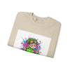 Crash Out With a Smile Sweatshirt | neon graffiti, meltdown streetwear by Tristan’s Treehouse