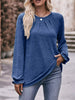 Ruffle Cuff Long Sleeve T-Shirt by Simply Love
