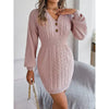 Women’s Cable Knit Sweater Dress by FitiqueFit