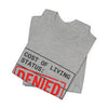 Cost of Living Status: DENIED Tee | cost of living crisis, budget humor by Tristan’s Treehouse