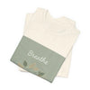 Breathe Leaf Line Tee | nature vibes, calming minimal by Tristan’s Treehouse