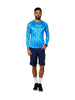 Men's Tuna Texture L/S UV Fishing Shirt by Hook & Tackle