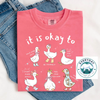 It Is Okay to Duck T-Shirt - Crafted In-House Cotton Tee | Everyday Customs Co. by Everyday Customs Co.