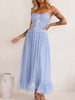 Vintage Ruffled Hem Midi Dress With Tied And Ruched Detail Elegant Feminine Girls Dress by Stevvex