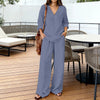 Long Sleeve Top & Full-Length Pants Two-Piece Set – 9 Colors S–3XL by FitiqueFit