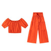 High-Waist Flared Pants & Top Two-Piece Set – 7 Colors, S–2XL by FitiqueFit