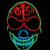 Halloween skull LED glowing mask by My Store