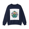 Retro Gamer Baby Crewneck Sweatshirt — Cute Arcade Controller Design by Tristan’s Treehouse