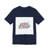 Defy Norms glitch font tee | anti-aesthetic, chaotic design shirt by Tristan’s Treehouse