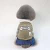 Bone clothes pet clothing by My Store