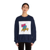 Do It Anyway Crewneck Sweatshirt | Maximalist Typography, Bold Stacked Type by Tristan’s Treehouse