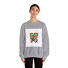 Stay Calm Crash Out Crewneck Sweatshirt | neon graffiti, meltdown design by Tristan’s Treehouse