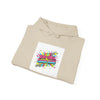 Crash Out Neon Meltdown Hoodie | skate graffiti, warning decal by Tristan’s Treehouse