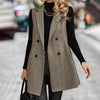 🖤 Women’s Sleeveless Blazer Vest – Trendy Business Casual by FitiqueFit