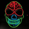 Halloween skull LED glowing mask by My Store