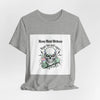 Heavy Metal Wellness Skull Tee | metal font shirt, gothic wellness quote by Tristan’s Treehouse
