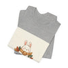 Stay Cozy Bunny T-Shirt | cute animal illustration, winter forest art by Tristan’s Treehouse