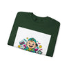 Retro Gamer Baby Crewneck Sweatshirt — Cute Arcade Controller Design by Tristan’s Treehouse