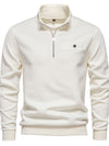 Men's Quarter Zip Long Sleeve Sweatshirt
