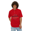 Motivation Is a Universal Language Polo — Tristan's Treehouse Men's Piqué by Tristan’s Treehouse