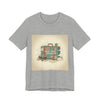 Retro Travel Postcard Tee | passport stamp, wanderlust design by Tristan’s Treehouse