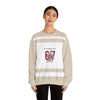 Weird Cupid Graphic Sweatshirt | quirky heart shirt, chaotic love design by Tristan’s Treehouse