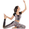 Printed navel short-sleeved quick-drying dance dress by FitiqueFit