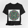 Psychedelic Botanical Mandala Tee | Festival Graphic T-Shirt by Tristan’s Treehouse