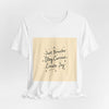 Just Breathe Stay Curious Create Joy Tee | messy handwriting shirt, doodle text design by Tristan’s Treehouse