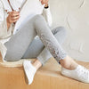 Women’s Cotton Blend Leggings – Soft Stretch Everyday Pants by FitiqueFit