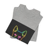 Neon Dog Face Tee — "Woof" Graphic T-Shirt by Tristan’s Treehouse