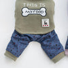Bone clothes pet clothing by My Store