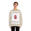 Anatomic Heart Patch Crewneck Sweatshirt | anti love graphic, punk Valentine by Tristan’s Treehouse