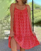 Boho Floral Sleeveless Cami Maxi Dress by FitiqueFit